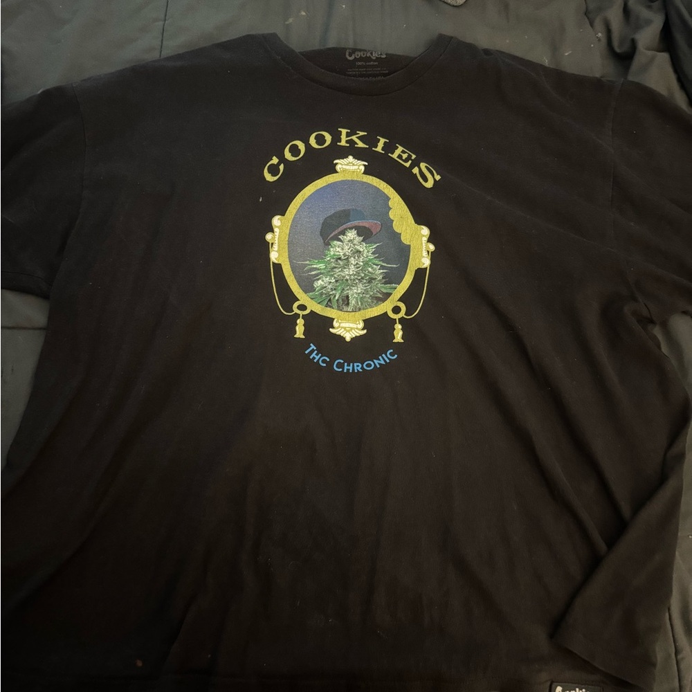 COOKIES 3XL! Two Shirts! Black/Navy Short Sleeve Tees with Logo